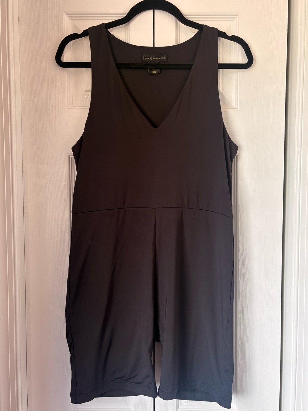 House of Harlow 1960 Sleeveless V-Neck Black Jumpsuit